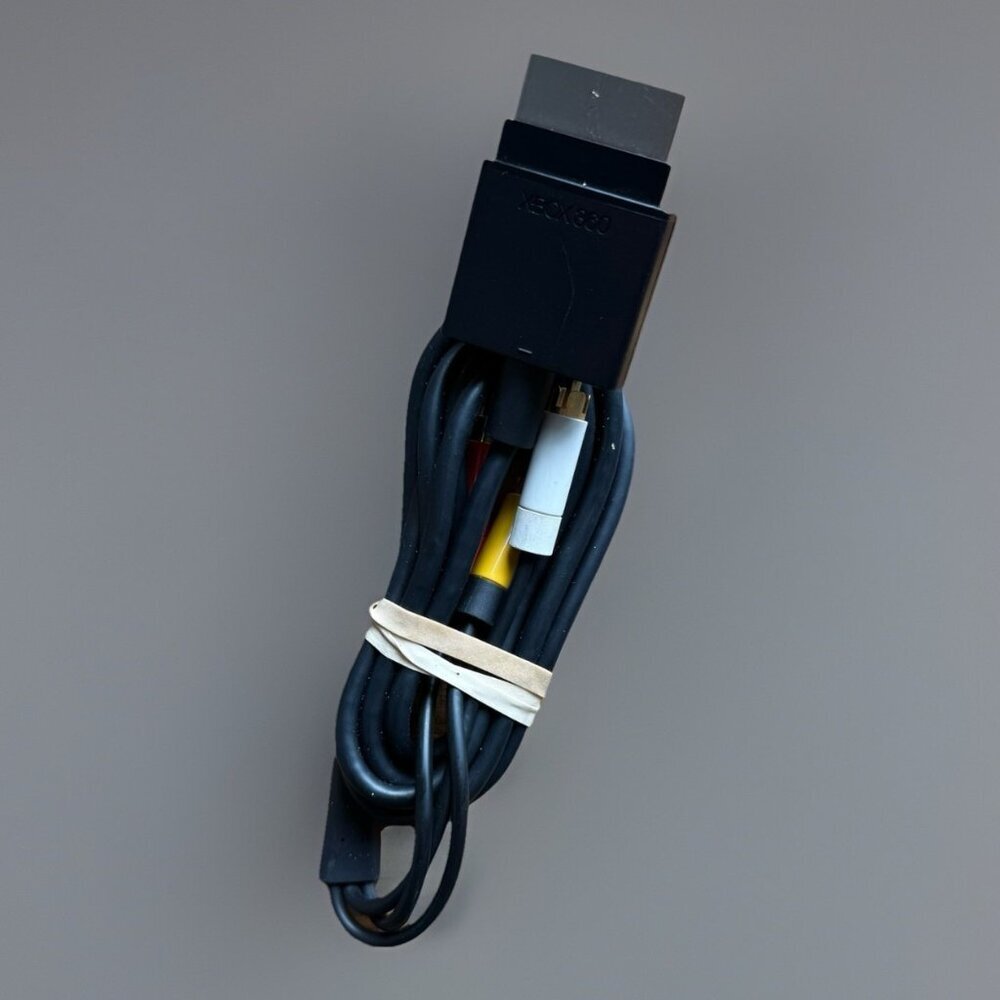 Xbox 360 RCA/AV Composite Video Audio Cable Official OEM Xbox 360 Slim Authentic